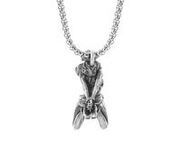 Collares para hombre y mujer, colgante de calavera mecánica retro con diseño de diosa de prisionero de guerra, esclavo, joyería alternativa
