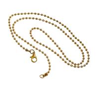 Collares para hombre y mujer, collar de cadena de cuentas simples para hombre, cadenas de moda, accesorios en el cuello, decoración diaria masculina, joyería para niños