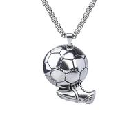 Collares para hombres, bisutería de moda personalizada Hip-hoip Colgante de moda para collar de hombre Colgante de moda Deportes de fútbol Hip-hop Street Fitness Collar de fútbol Regalo regalo