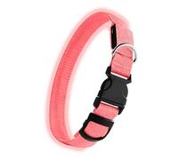 Collares para mascotas para perros, reflectante de liberación rápida, collar iluminado para mascotas mayores, para patio, aventura, viajes, vacaciones, entrenamiento, caminata nocturna, camping