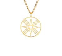 Collares para mujer a la moda, collar de estrella asiria, sello de Dios, Shamash, antigua Mesopotamia, joyería de valor