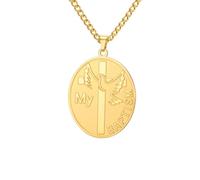 Collares para mujer a la moda, collar de paloma de mi bautismo, colgante de amor y joyería