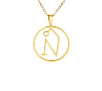 Collares para mujer, collar con símbolo del arcángel Uriel, collar con colgante de ángel Ariel, amuleto de Pretection