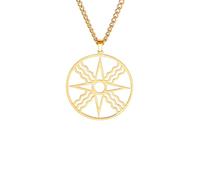 Collares para mujer, collar de estrella asiria, sello del dios del sol, Shamash, antigua Mesopotamia, coraje, gloria, amuleto