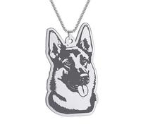 Collares para mujer, estilo punk, pastor alemán, collar con colgante para mujeres y hombres, gargantilla de cadenas gruesas, joyería para niños, regalos gratis