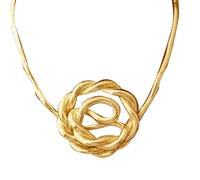 Collares Plegables De Mujer - Collar De Cadena De Serpiente, Pulsera De Serpiente, Joyería Fantástica | Joyería De Cadena De Serpiente Plegable, Joyería De Serpiente Flexible De Moda Para, Fare