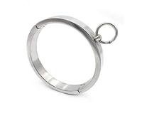 Collares Sexuales Eróticos Collar de Metal SM, Tornillos Bloqueables, Fetiche, Dos Tamaños para Hombres y Mujeres, Adecuado para Juegos BDSM, Juguetes Sexuales, Mujer(Men's)