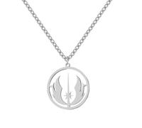 Collares Símbolo Jedi Colgante Cadena Collar Gótico Para Mujeres Joyería Hip Hop Hombre Regalos