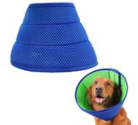 Collares y conos de recuperación de cono suave para perros después de la cirugía para collares medianos y cómodos para dejar de lamer, ajustables, collares de plástico para recuperación de mascotas