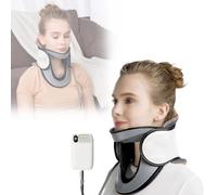 Collarin Cervical Hinchable, Traccion Cervical, Corrector De Postura Soporte Para El Cuello, Soporte Para El Cuello Ajustable Para Aliviar Dolor De Cuello, Cojín Cervical Estirador De Cuello