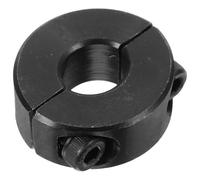 Collarín de Eje Dividido de Acero Negro, Anillo Fijo de sujeción | Diseño Separable Tornillo Resistente, Instalación Rápida, para Tubos, Cojinetes y Tareas Industriales