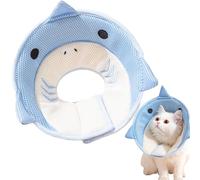 Collarín para Gato, collarín Ajustable para Gato, después de la cirugía, Collar Protector de Cono para Mascotas Que Evita lamer heridas para Gatitos y Cachorros (M)
