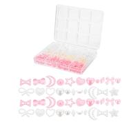 COLLBATH 1 Caja Caja de Decoración para Uñas Perlas Abs, Kit Fácil de Usar para Mujeres, Estilo Kawaii Único y Accesorios para Oficina o Salir