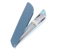 COLLBATH 1 Juego Cubiertos Portátiles Palillos Inoxidables Vajilla Bento Mostrada Taza De Calabaza De Vidrio Palillo De Cuchara De Viaje Viajar Cuchara De Palillos Acero Inoxidable Coreano