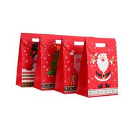 COLLBATH 1 Juego De 12 Piezas bolsa de bolsa de dulces de Navidad pequeña bolsa de navidad bolsas para bolsa de embalaje bolsa de papel portátil panadería