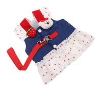 COLLBATH 1 Juego Ropa para Mascotas Vestido de Fiesta para Perros Ropa para Perros Traje de cumpleaños de Gato Vestido de cumpleaños de Perro Disfraces de Verano para Perros Metal