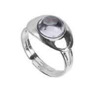 COLLBATH 1 Pc Anillo Termocrómico Anillo De Dedo De Moda Anillo De Dedo De Temperatura Joyería De Las Mujeres Elegantes Anillo De Dedo Creativo Decoración De Dedos Anillo Creativo Metal