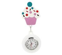 COLLBATH 1 Pc Reloj de Bolsillo Dibujos Animados Relojes Inteligentes para Mujeres Reloj Digital Watches alfiler Enfermera Fob Reloj Relojes de Enfermera para Mujer Gel de sílice