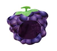 COLLBATH 1 Pieza De Tocado De Uva Disfraz De Uva Para Adultos Sombrero De Uva Vestido Elegante Cabina Sombrero De Vaquera Mujeres Halloween Cosplay Sombrero Gorra De Uva Sombreros Tontos