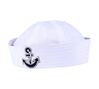 COLLBATH 1 Pieza Sombrero De Azul Marino Con Puños De Utilería Para Espectáculos En Escenario Accesorios Traje Gorro Hombre Gorras De Hombre Gorra Azul Marino Navy Tela