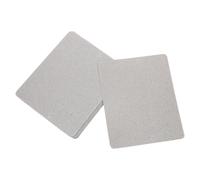 COLLBATH 10 Láminas de Mica Ignífugas para Microondas, Almohadilla Aislante Resistente Alta Temperatura 104x85 Mm, Piezas para Reparación y Protección Electrodomésticos Cocina