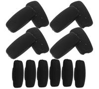 COLLBATH 10 pares Almohadillas Nasales de Silicona Antideslizantes para Gafas de Repuestos Negros Cómodos y Duraderos para Puente Nasal Soporte para Anteojos de Lectura y Sol