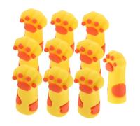 COLLBATH 10 Piezas Fundas de Silicona para Cortauñas Antideslizantes con Diseño de Pata de Gato Protectores para Tijeras de Cutícula Herramientas de Manicura y Pedicura Cubiertas