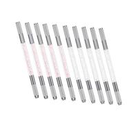 COLLBATH 10 piezas Lápices de Microblading Doble Punta Herramienta Portátil y Ligera Diseño con Cristales Uso Profesional y Principiantes