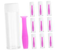 COLLBATH 10 piezas Palitos para Lentes de Contacto Pequeños de Silicona Reutilizables Compactos para Viaje Removedores de Lentes de Contacto Saludables y Portátiles