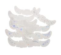 COLLBATH 10 Piezas Pegatinas de Tatuajes Temporales de Imitación Adhesivas Realistas para Maquillaje Facial de Halloween Decoraciones Faciales para Festival y Cosplay Infantil