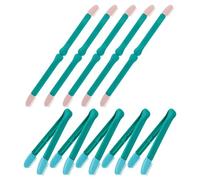 COLLBATH 10 Unidades Herramienta de Limpieza para Ojos de Mascotas Cepillo Suave y Pinzas para Manchas de Lágrimas Perros y Gatos para Chihuahua y Cachorros Accesorios Portátiles para