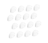 COLLBATH 100 Piezas Transparent Glass Nail Color Cards Manicure Tool Display For Nail Art Design Salon Use Double Sided