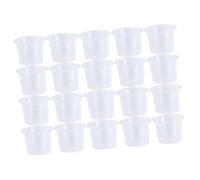 COLLBATH 1000piezas Taza De Color Unidades De Recipientes Desechables Para Salón De Belleza Vasos Para Pigmentos De Tatuaje Casa Vasos Para Pigmentos