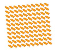 COLLBATH 100piezas Unidades Resistentes Al Desgaste Con Diseño Antideslizante y Protección Para Dedos Fundas Protectoras Naranjas Para Oficina y Uso Doméstico