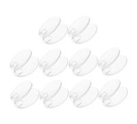 COLLBATH 10pares Almohadillas Nasales Para Gafas De Miopía Reemplazo De Almohadillas Nasales Para Gafas Uso Diario Cómodo y Antideslizante Material De Silicona Suave Transparentes