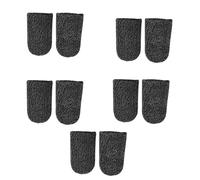 COLLBATH 10piezas Fundas De Dedos para Pantalla Táctil Cubiertas Elásticas Transpirables para Móviles Protección contra Fricción para Jugadores