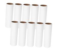 COLLBATH 10rollos Rodillo Quitapelusas Para Adhesivo Reutilizable Para Ropa y Muebles