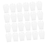 COLLBATH 12 Guantes de Algodón Blancos Elásticos para Inspección de Joyas Cómodos Transpirables y Duraderos para Revisión de Relojes y Accesorios