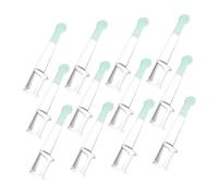 COLLBATH 12 Piezas Puntas de Silicona para Cucharilla de Oreja Reemplazo Suave y Seguro Diseño Antirrayaduras para Bebés y Adultos Limpieza Efectiva de Cera Húmeda y Seca Accesorios