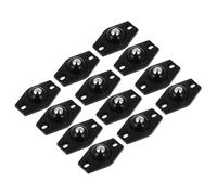 COLLBATH 12 piezas Ruedas Adhesivas Autoadherentes Mini Ruedas Giratorias para Muebles Cajas y Organizadores PVC Duradero Fácil Instalación sin Taladro para Mover y Limpiar Hogar y Oficina