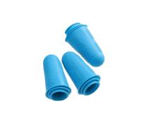 COLLBATH 12 Piezas Unidades de Silicona Azul Protectores Flexibles para Dedos Medio Cuidado Uñas Práctica Manual Trabajo Reparación Electrónica