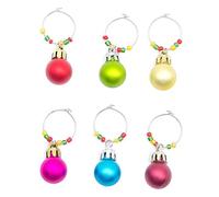 COLLBATH 12piezas Marcador Copa Vino Tinto Vidrio Identificador Copas Marcadores Dijes Festivo