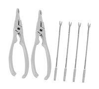 COLLBATH 1juego Kit De para Inoxidable Tenedores y para Cangrejo Utensilios De Cocina para Comer De Usar y Transportar