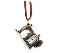 COLLBATH 1pieza Reloj De Bolsillo Retro Forma De Máquina De Diseño Creativo y Accesorio Único para Graduaciones y Decoración Personal