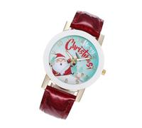 COLLBATH 1pieza Reloj Digital De Santa Claus para Mujeres Diseño Accesorio para De Navidad Reloj Electrónico Color Rojo