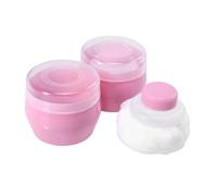 COLLBATH 2 Juegos Borla de Talco para Bebés Portátil Mango, Aplicación Uniforme y para Después del Baño o Obsequio de Baby Shower