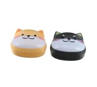 COLLBATH 2 Juegos De Estuches para Lentes De Contacto Prácticos Y Prácticos para El Cuidado De Los Ojos Kit De Viaje De Plástico para Escritorio Bolso Cartera 2 Unidades.