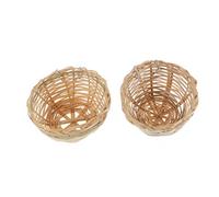 COLLBATH 2 Nidos De Bambú para Pájaros Nidos para Loros os para Pájaros os para Mascotas os para Hechos A Mano os para De Madera