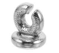 COLLBATH 2 Pendientes De Clip Personalizados De Acero De Estilo Retro Redondos Para Cartílago Pendientes De Cartílago Gruesos De Acero Estilo Vintage De Metal