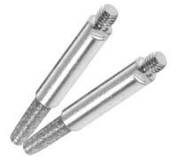 COLLBATH 2 Piedras de Afilar para Motosierra de Hierro y Corindón, Alta Fiabilidad y Ligero Peso, Accesorio Adecuado para Pulido de Metal en Madera y Acero